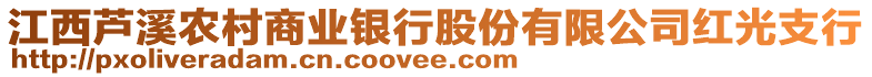 江西蘆溪農(nóng)村商業(yè)銀行股份有限公司紅光支行