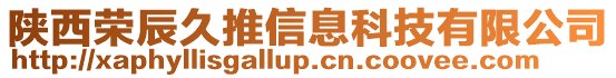 陜西榮辰久推信息科技有限公司