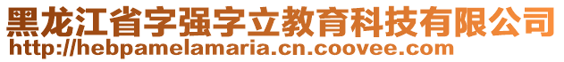 黑龍江省字強(qiáng)字立教育科技有限公司