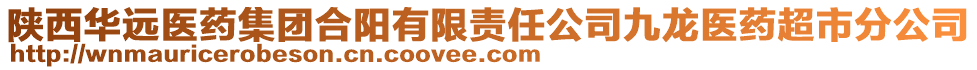 陜西華遠(yuǎn)醫(yī)藥集團(tuán)合陽(yáng)有限責(zé)任公司九龍醫(yī)藥超市分公司