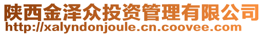 陕西金泽众投资管理有限公司