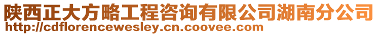 陜西正大方略工程咨詢有限公司湖南分公司