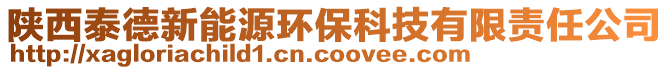 陜西泰德新能源環(huán)?？萍加邢挢?zé)任公司