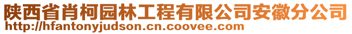 陜西省肖柯園林工程有限公司安徽分公司