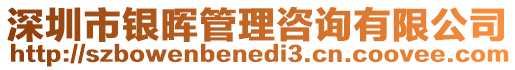 深圳市銀暉管理咨詢有限公司