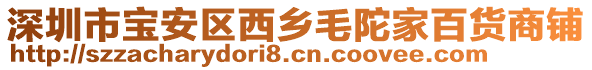 深圳市寶安區(qū)西鄉(xiāng)毛陀家百貨商鋪