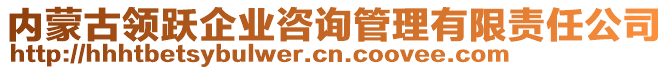 內(nèi)蒙古領(lǐng)躍企業(yè)咨詢管理有限責(zé)任公司