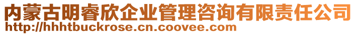 內(nèi)蒙古明睿欣企業(yè)管理咨詢(xún)有限責(zé)任公司