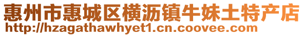 惠州市惠城區橫瀝鎮牛妹土特產店