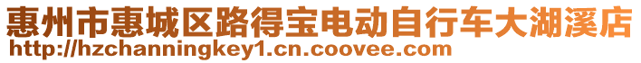 惠州市惠城區(qū)路得寶電動自行車大湖溪店