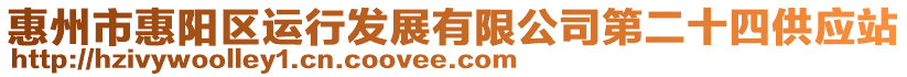 惠州市惠陽區運行發展有限公司第二十四供應站