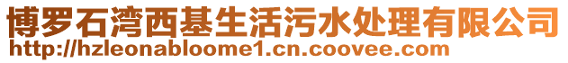 博羅石灣西基生活污水處理有限公司