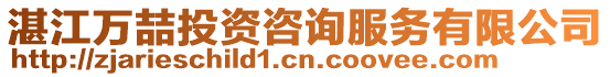 湛江萬喆投資咨詢服務(wù)有限公司
