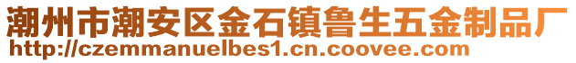 潮州市潮安區(qū)金石鎮(zhèn)魯生五金制品廠