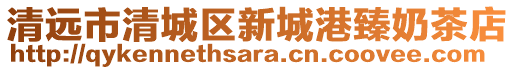 清遠(yuǎn)市清城區(qū)新城港臻奶茶店