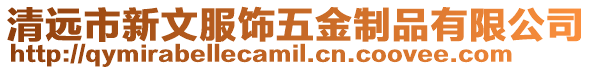 清遠市新文服飾五金制品有限公司