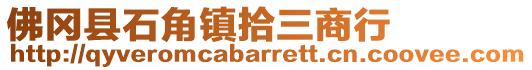 佛冈县石角镇拾三商行