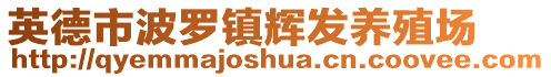 英德市波羅鎮(zhèn)輝發(fā)養(yǎng)殖場