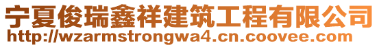 寧夏俊瑞鑫祥建筑工程有限公司