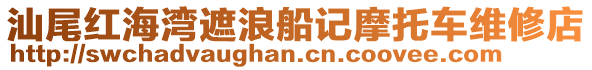 汕尾紅海灣遮浪船記摩托車維修店