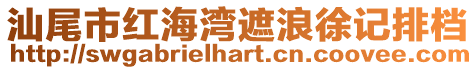 汕尾市紅海灣遮浪徐記排檔