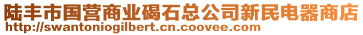 陸豐市國(guó)營(yíng)商業(yè)碣石總公司新民電器商店