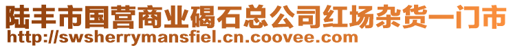 陸豐市國(guó)營(yíng)商業(yè)碣石總公司紅場(chǎng)雜貨一門市