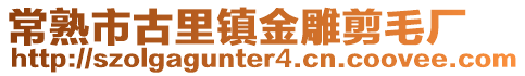 常熟市古里鎮金雕剪毛廠