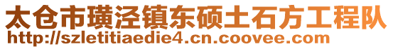 太倉市璜涇鎮(zhèn)東碩土石方工程隊