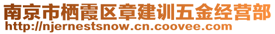 南京市棲霞區(qū)章建訓(xùn)五金經(jīng)營部