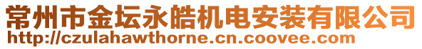 常州市金坛永皓机电安装有限公司