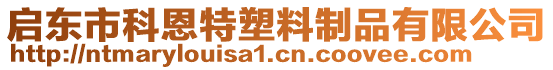 啟東市科恩特塑料制品有限公司