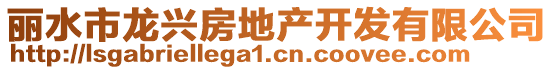 麗水市龍興房地產(chǎn)開(kāi)發(fā)有限公司