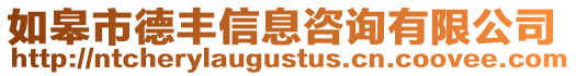 如皋市德豐信息咨詢有限公司