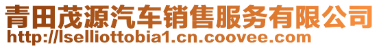 青田茂源汽車銷售服務(wù)有限公司