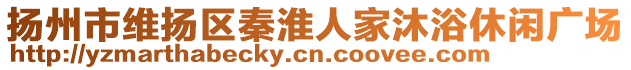 扬州市维扬区秦淮人家沐浴休闲广场