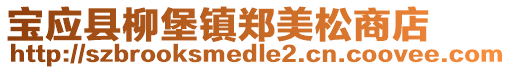 宝应县柳堡镇郑美松商店