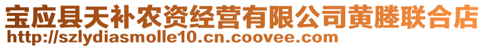 寶應(yīng)縣天補(bǔ)農(nóng)資經(jīng)營(yíng)有限公司黃塍聯(lián)合店