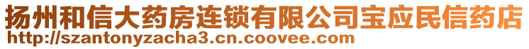 揚州和信大藥房連鎖有限公司寶應民信藥店