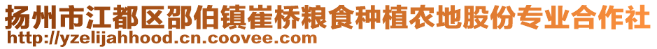 揚(yáng)州市江都區(qū)邵伯鎮(zhèn)崔橋糧食種植農(nóng)地股份專(zhuān)業(yè)合作社