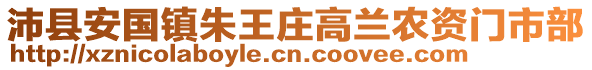 沛縣安國鎮朱王莊高蘭農資門市部