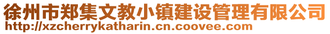 徐州市郑集文教小镇建设管理有限公司