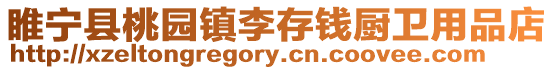 睢寧縣桃園鎮李存錢廚衛用品店