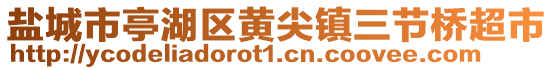 鹽城市亭湖區(qū)黃尖鎮(zhèn)三節(jié)橋超市