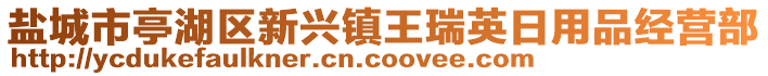 盐城市亭湖区新兴镇王瑞英日用品经营部