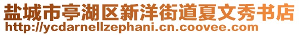 鹽城市亭湖區(qū)新洋街道夏文秀書(shū)店