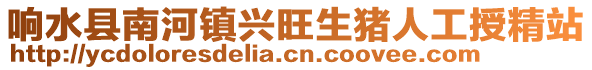 響水縣南河鎮興旺生豬人工授精站