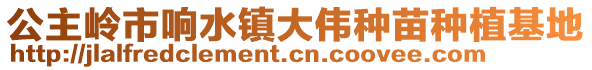 公主岭市响水镇大伟种苗种植基地