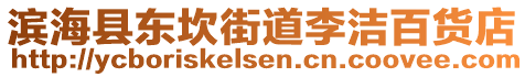 濱海縣東坎街道李潔百貨店