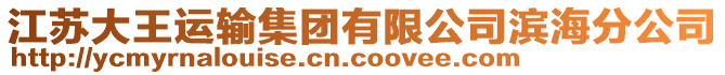 江蘇大王運輸集團有限公司濱海分公司